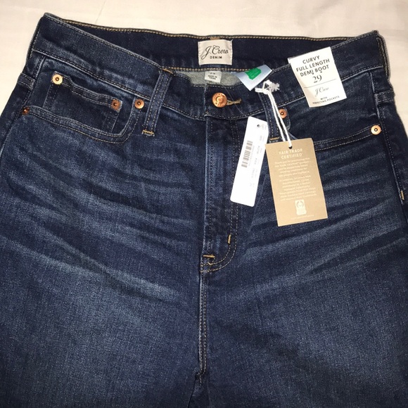 NWT J. Crew Curvy Full-length Bootcut Jean - sz 29 - Picture 2 of 6